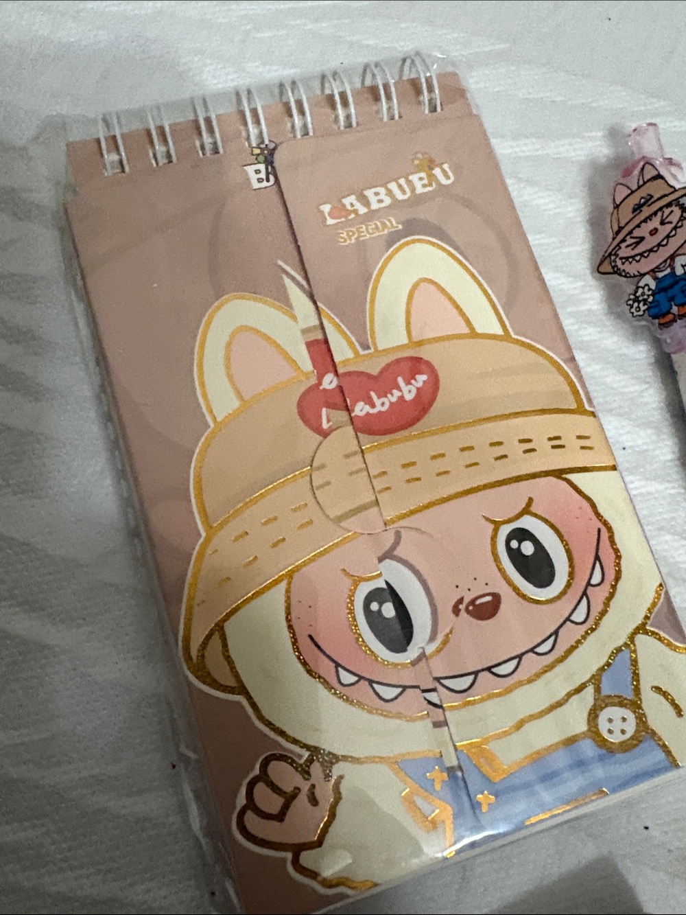 Labubu Notebook & Pen Set - Picture 2 of 4